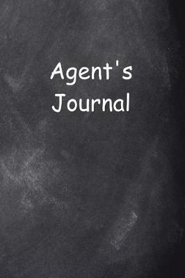 Book cover for Agent's Journal Chalkboard Design