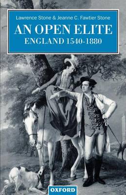 Book cover for Open Elite?, An: England 1540-1880