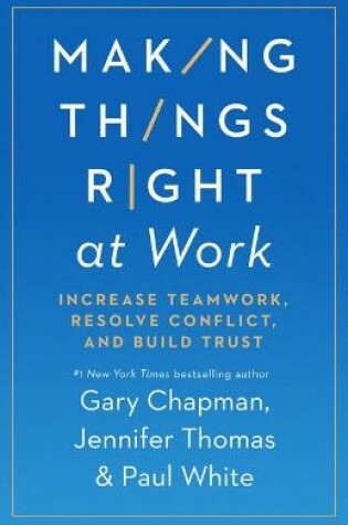 Cover of Making Things Right at Work