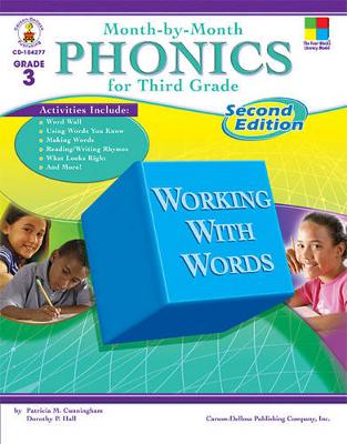 Book cover for Month-By-Month Phonics for Third Grade