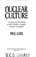 Book cover for Nuclear Culture