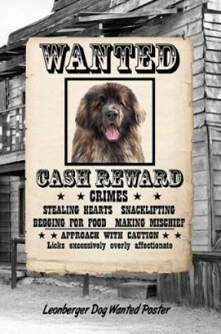 Cover of Leonberger Dog Wanted Poster