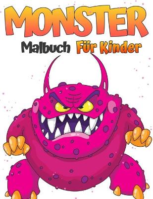 Book cover for Monster-Malbuch für Kinder