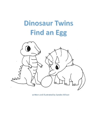 Book cover for Dinosaur Twins Find an Egg