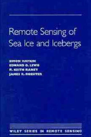 Cover of Remote Sensing of Sea Ice and Icebergs