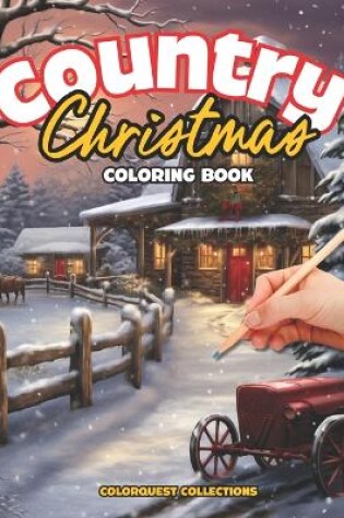 Cover of Country Christmas Coloring Book