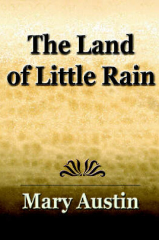 Cover of The Land of Little Rain (1903)