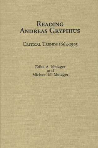 Cover of Reading Andreas Gryphius