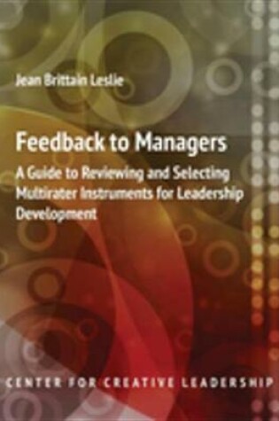 Cover of Feedback to Managers