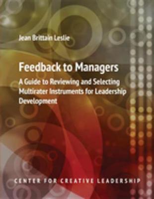 Book cover for Feedback to Managers