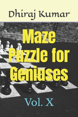 Book cover for Maze Puzzle for Geniuses