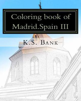 Book cover for Coloring book of Madrid.Spain III