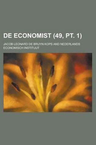 Cover of de Economist (49, PT. 1)