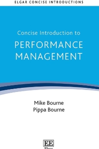 Cover of Concise Introduction to Performance Management