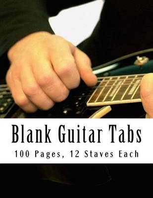 Book cover for Blank Guitar Tabs