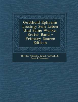 Book cover for Gotthold Ephraim Lessing