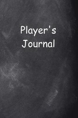 Cover of Player's Journal Chalkboard Design