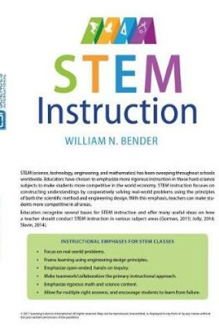 Cover of STEM Instruction Quick Reference Guide