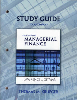 Book cover for Study Guide for Principles of Managerial Finance