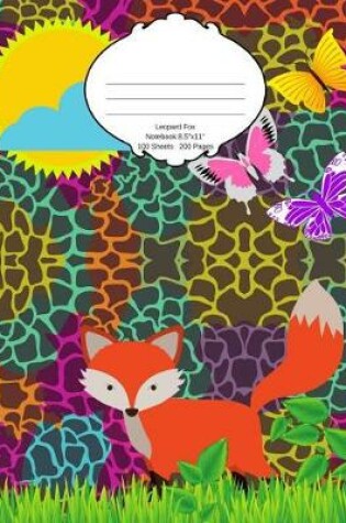 Cover of Leopard Fox Notebook
