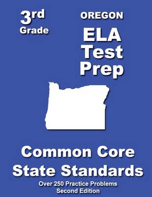 Book cover for Oregon 3rd Grade ELA Test Prep