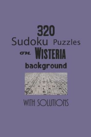 Cover of 320 Sudoku Puzzles on Wisteria background with solutions
