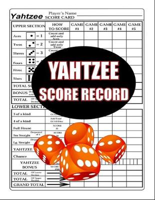 Book cover for Yahtzee Score Record