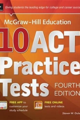 Cover of EBK MGHE 10 ACT Practice Tests 4E