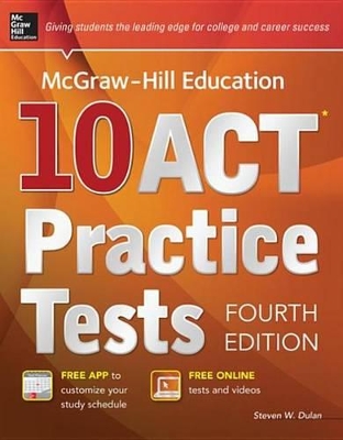 Book cover for EBK MGHE 10 ACT Practice Tests 4E