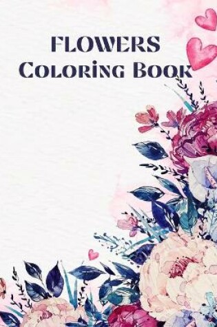 Cover of Flowers Coloring book