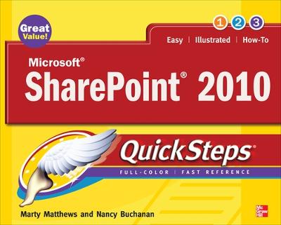Book cover for Microsoft SharePoint 2010 QuickSteps