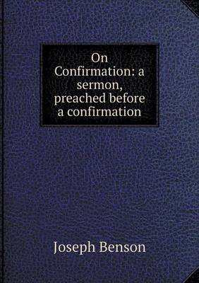 Book cover for On Confirmation