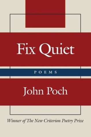 Cover of Fix Quiet – Poems