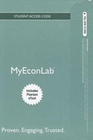 Cover of NEW MyEconLab with Pearson eText -- Access Card -- for Economics