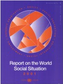 Book cover for Report on the World Social Situation