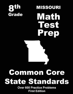 Book cover for Missouri 8th Grade Math Test Prep