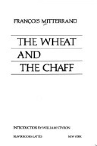 Cover of Wheat and the Chaff