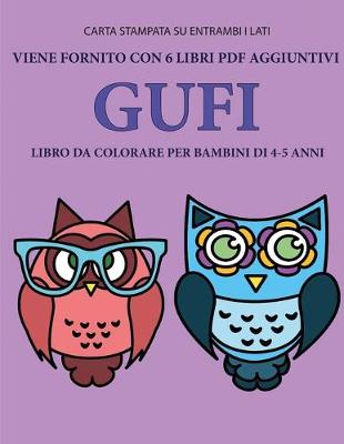 Cover of Libro da colorare per bambini di 4-5 anni (Gufi)