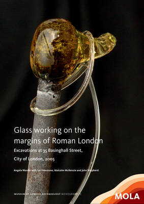 Book cover for Glass working on the margins of Roman London