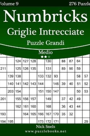 Cover of Numbricks Griglie Intrecciate Puzzle Grandi - Medio - Volume 9 - 276 Puzzle