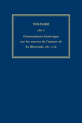 Book cover for Complete Works of Voltaire 78B-C