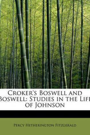 Cover of Croker's Boswell and Boswell