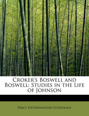 Book cover for Croker's Boswell and Boswell