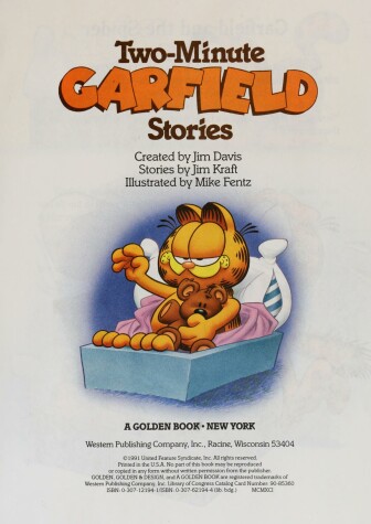 Book cover for Two-Minute Garfield Stories