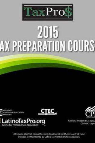Cover of Taxpro$ 2015 Tax Preparation Course