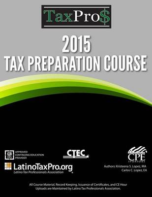 Book cover for Taxpro$ 2015 Tax Preparation Course