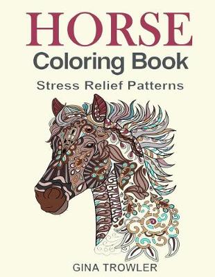 Book cover for Horse Coloring Book