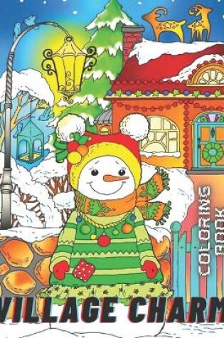 Cover of Village Charm coloring book