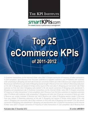 Book cover for Top 25 eCommerce KPIs of 2011-2012