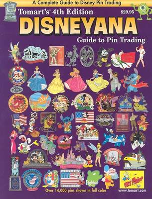 Book cover for Tomart's 4th Edition Disneyana Guide to Pin Trading